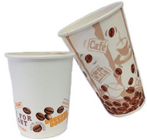 Insulated Heat Barrier Single-Wall Hot Cups